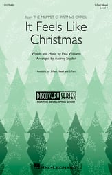 It Feels Like Christmas Three-Part Mixed choral sheet music cover